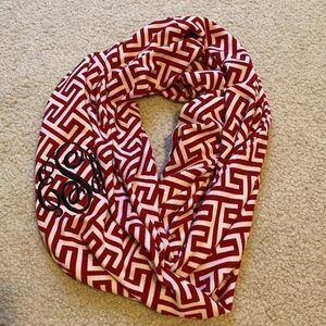 Monogrammed Infinity Scarf
